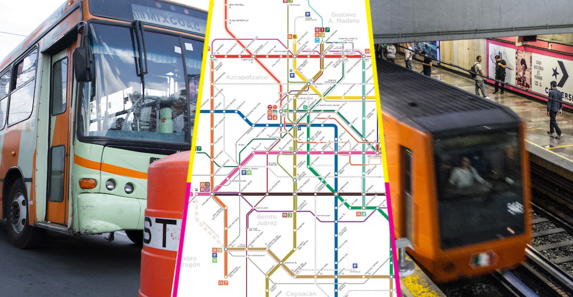 ¡Metro, Metrobús y hasta RTP! Habemus mapa único de la red de transporte CDMX