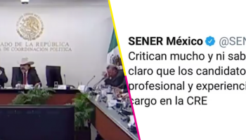 'Critican mucho y ni saben del tema', así el tuitazo de Sener en defensa de los candidatos a la CRE