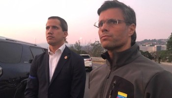 Juan Guaidó y Leopoldo López