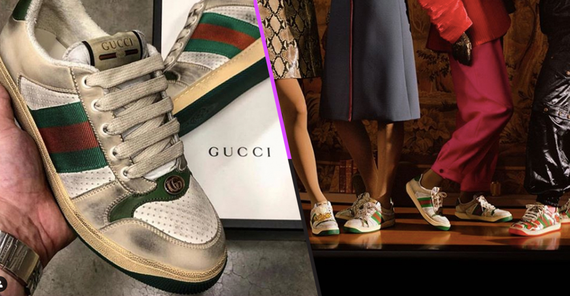 Agregar muy agradable mínimo Tenis sucios: La nueva moda de Gucci que cuesta 15 mil pesos