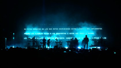 Massive Attack no se mostró indiferente a la problemática de México en Ceremonia 2019