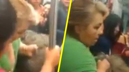 ¡Que alguien las separe! Mujeres protagonizan pelea en el metro de la CDMX