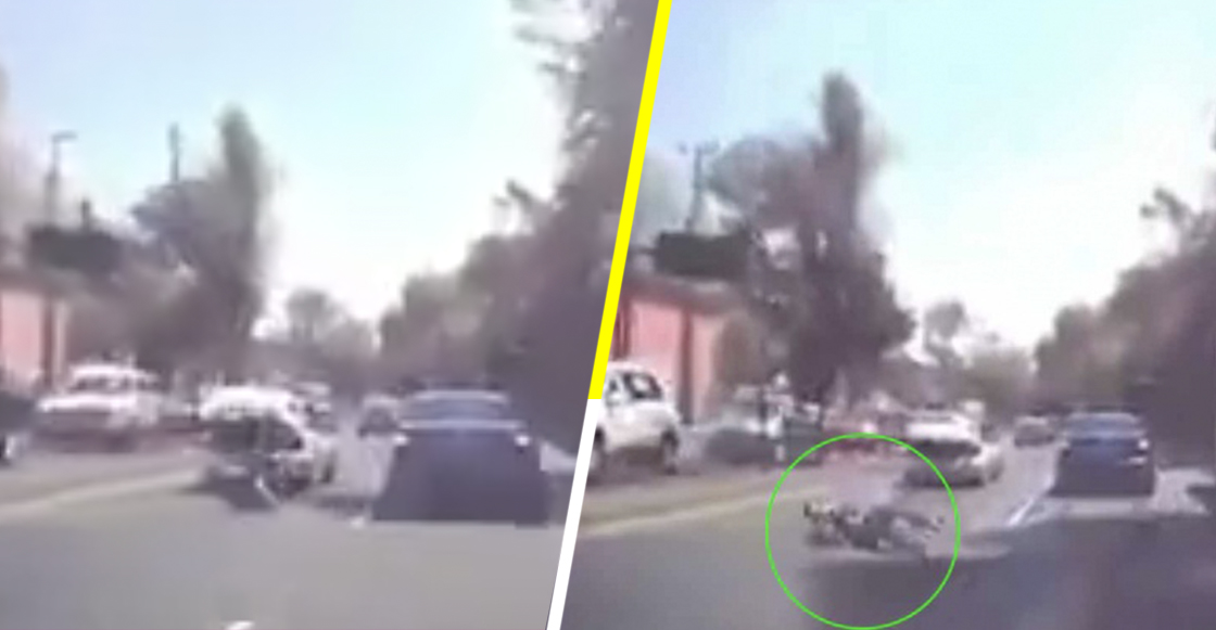 Video: Hombre se lanza de cajuela de auto en movimiento para evitar ser secuestrado