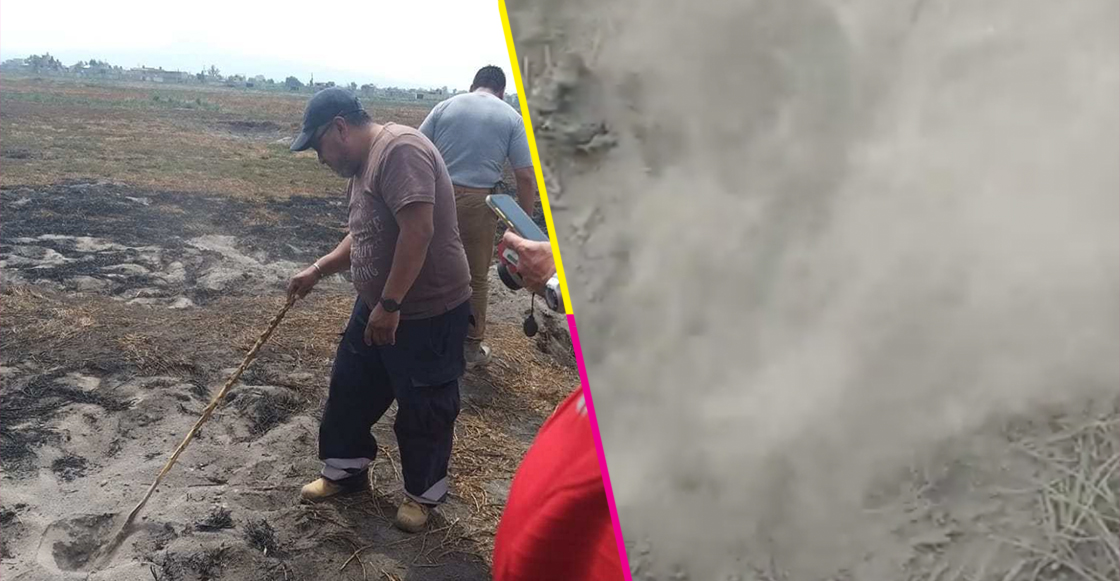 Cenapred detecta un incendio subterráneo en predios de Chalco, Edomex