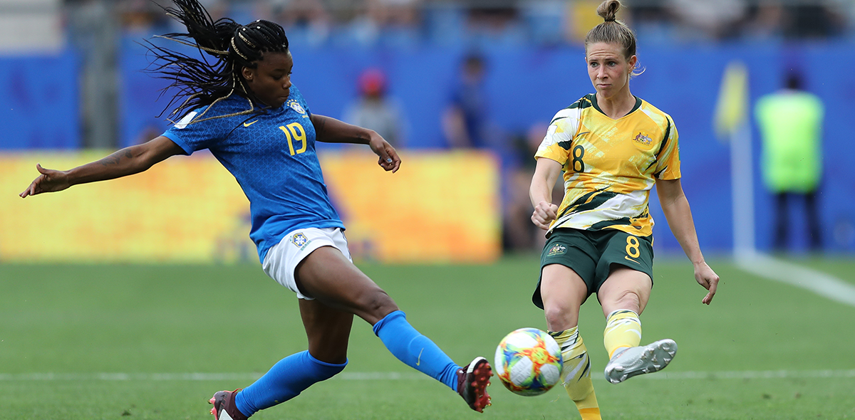 Australia sorprendió a Brasil y rompió dos rachas en el Mundial Femenil