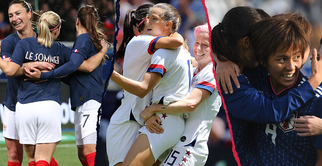 Las favoritas y las no tan favoritas en el Mundial Femenil de Francia 2019