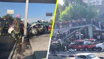 Tres muertos y dos lesionados deja fuerte choque sobre el Viaducto Río Piedad en la CDMX