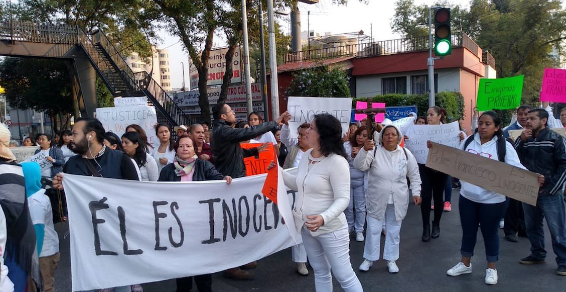 Rezando, exigen la liberación del sacerdote vinculado con el caso de Leonardo Avendaño