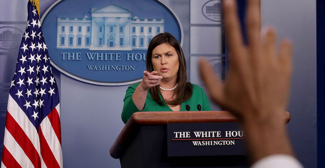 sarah-huckabee-sanders-prensa-estados-unidos-trump-deja