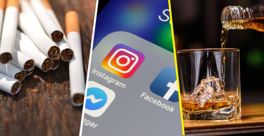 Facebook e Instagram prohibirán contenidos relacionados al alcohol y cigarros