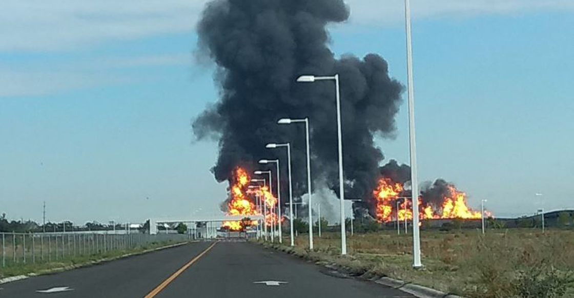 Se registra la explosión de un ducto de Pemex en Celaya, Guanajuato