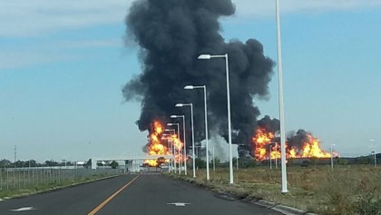 Se registra la explosión de un ducto de Pemex en Celaya, Guanajuato