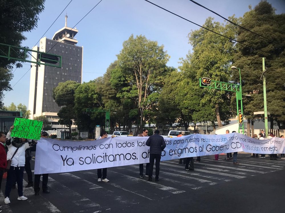 manifestación-damnificados-sismo-2017