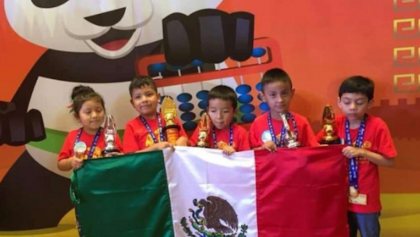 ¡Orgullo mexicano! 13 niños y niñas mexicanas ganan concurso de cálculo mental en China