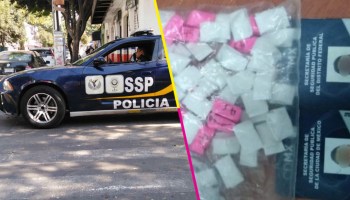 Detuvieron a dos policías por tomar y tener drogas en su patrulla en la CDMX