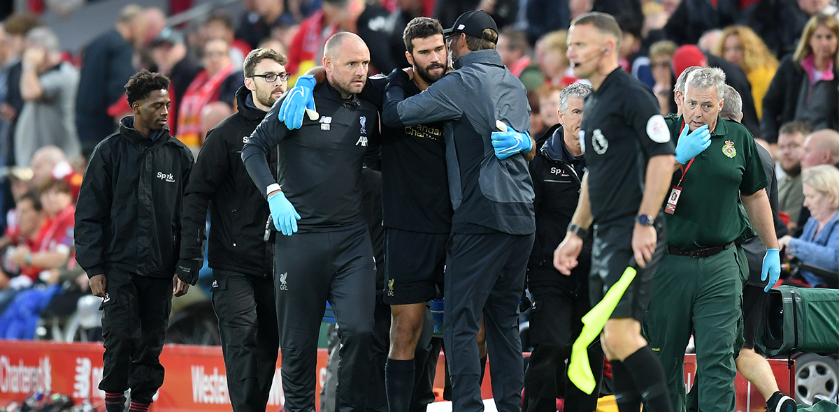 Así fue la lesión de Alisson que ha puesto a temblar al Liverpool