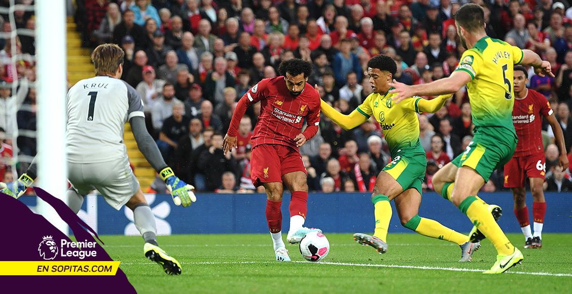 Los 5 goles con los que el Liverpool y Norwich City abrieron la Premier League