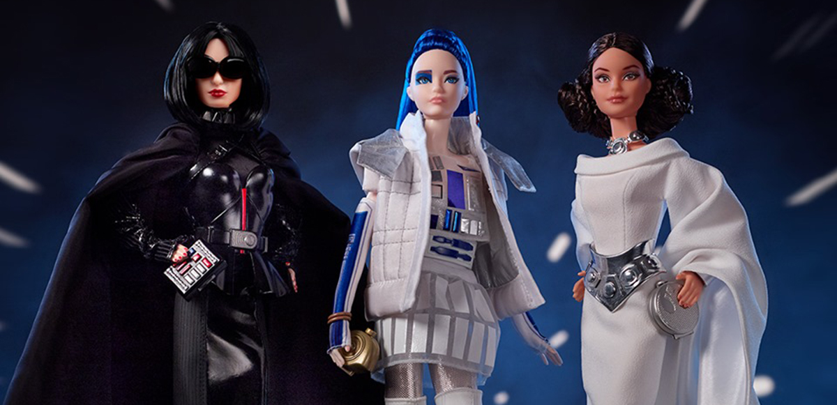 ¡Barbie lanza su colección de muñecas disfrazadas de Star Wars!