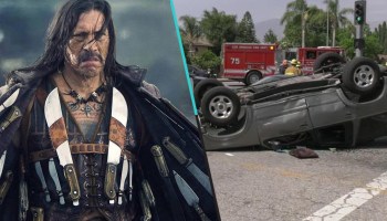 ¡Machete salva! Danny Trejo rescata a un bebé de un auto volcado