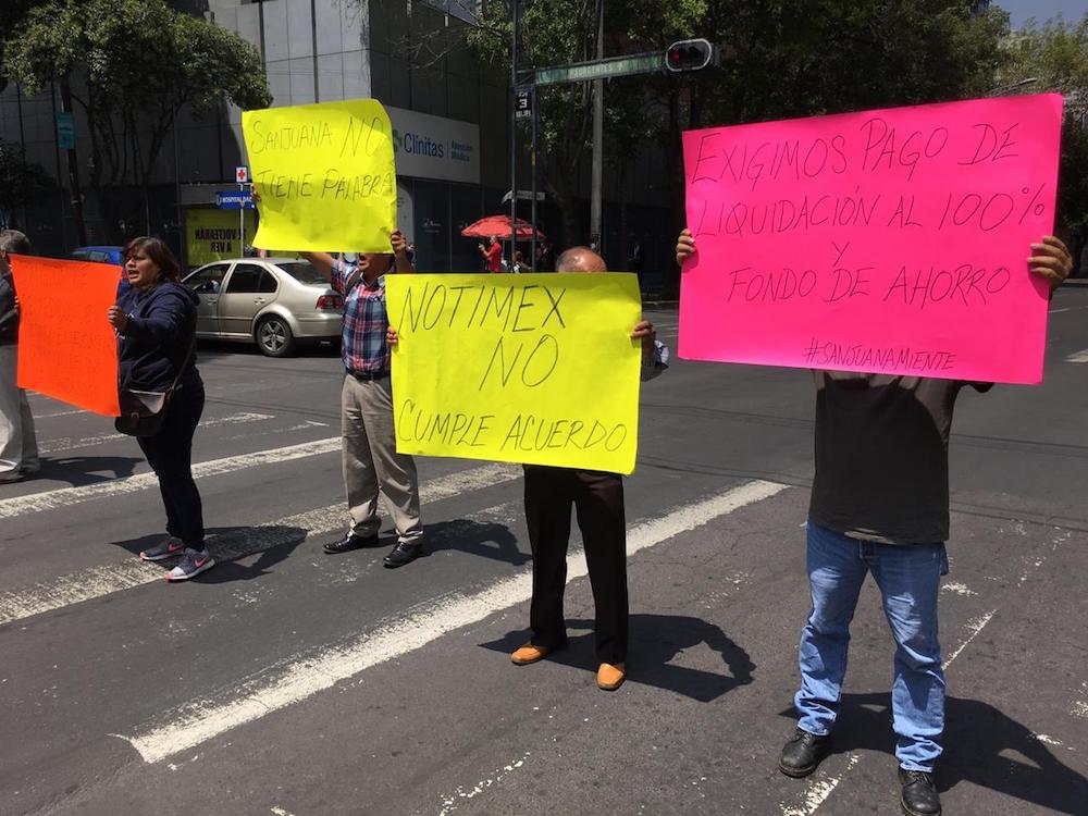 extrabajadores-notimex-manifestación