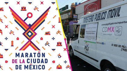 Habrá 8 unidades móviles del Ministerio Público en la ruta del Maratón de la CDMX