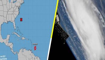 ¡Enorme! Así se ve el huracán Dorian desde el espacio