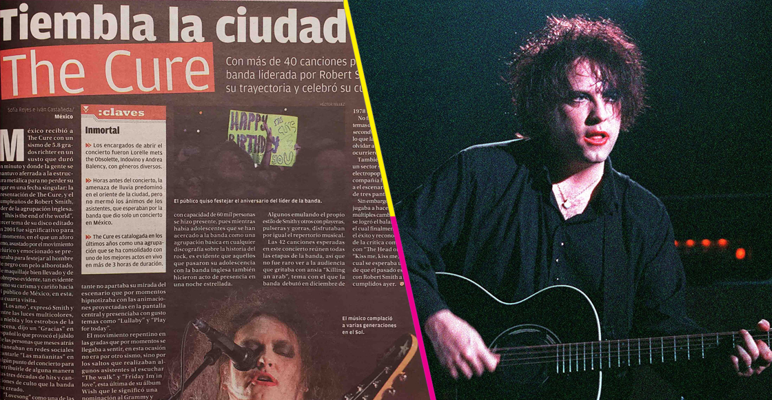 Todas las veces que The Cure ha venido a México (incluye el concierto del temblor)