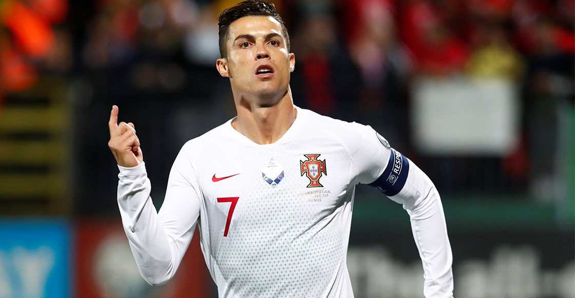 ¡El comandante! Cristiano le anotó a Lituania y llegó a 90 goles con Portugal