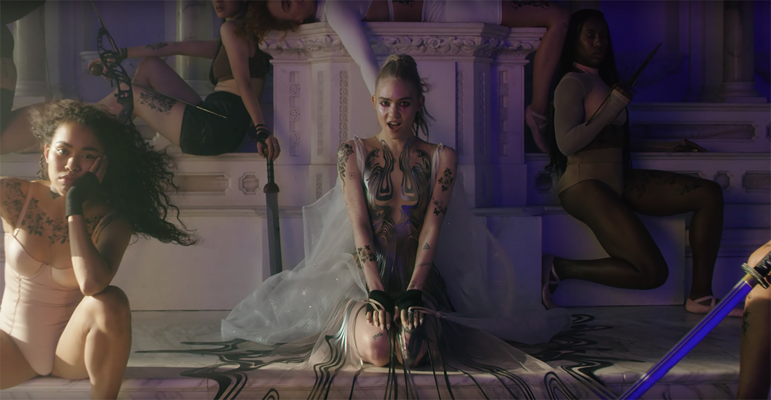 Grimes regresa después de meses de ausencia con el video de 'Violence'