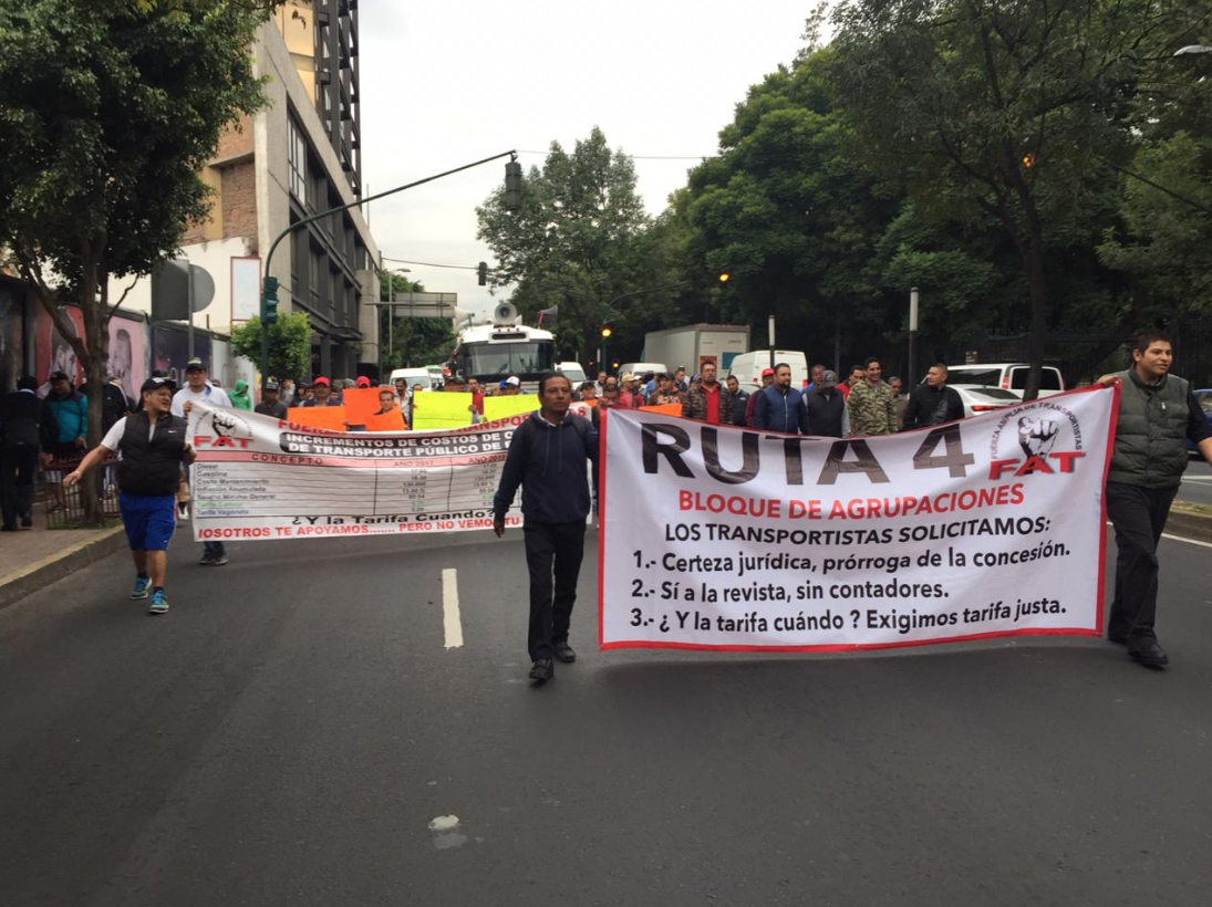 marcha-transportistas-CDMX-tarifa