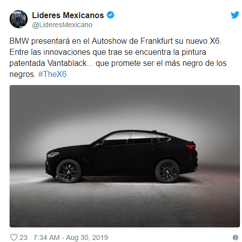 BMW utiliza pintura espacial para crear el auto más negro del mundo