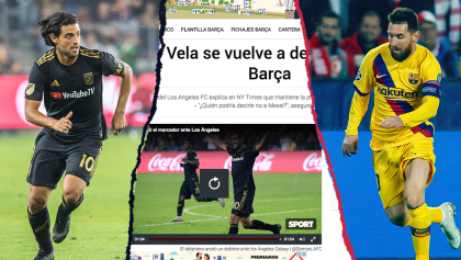 Así reaccionó la prensa catalana al interés de Vela por jugar con Messi