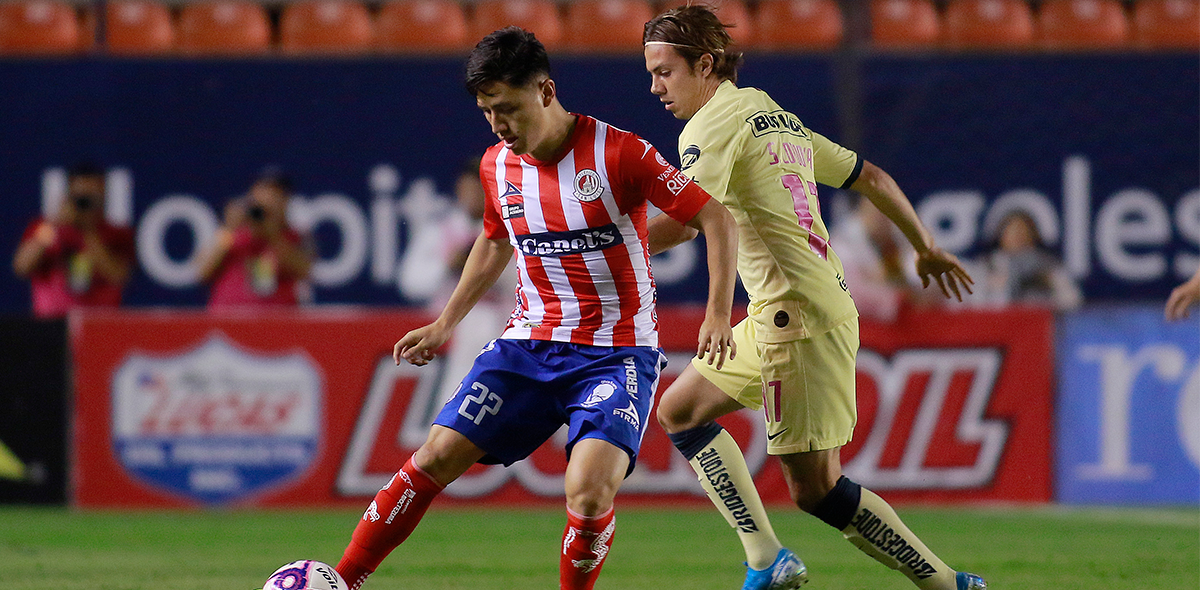 El partido entre San Luis y América