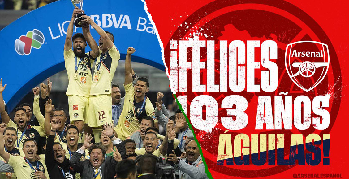 Las felicitaciones del mundo del deporte para el Club América por sus 103  años