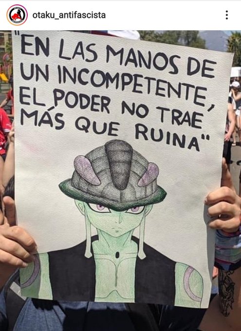 ¡Joya! Jóvenes otakus de Chile salen a manifestarse vestidos de sus personajes favoritos