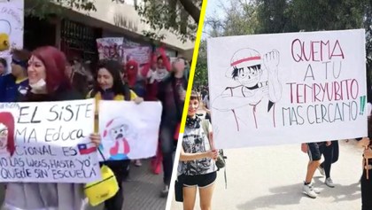 ¡Joya! Jóvenes otakus de Chile salen a manifestarse vestidos de sus personajes favoritos