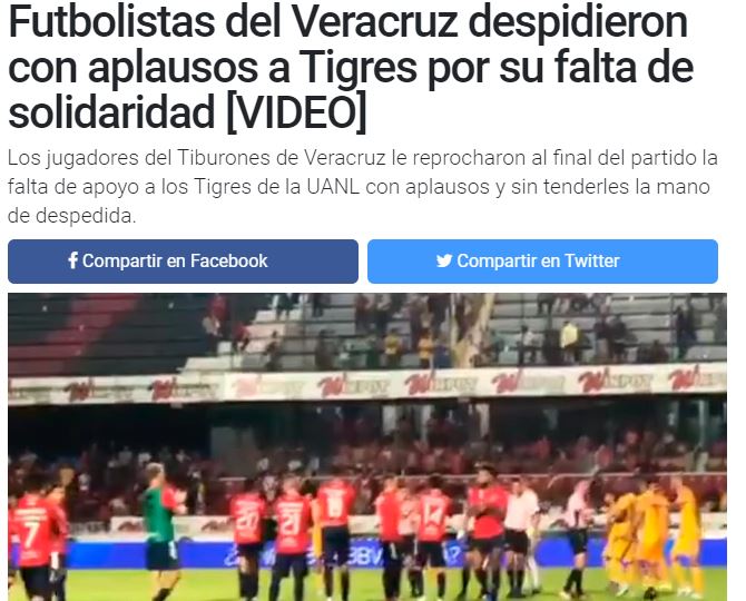 “Vergonzoso”: Así calificó la prensa internacional el papel de Tigres ante Veracruz