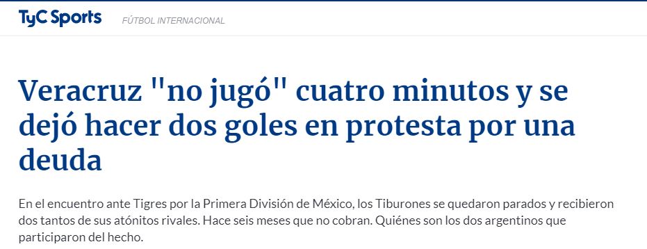 “Vergonzoso”: Así calificó la prensa internacional el papel de Tigres ante Veracruz