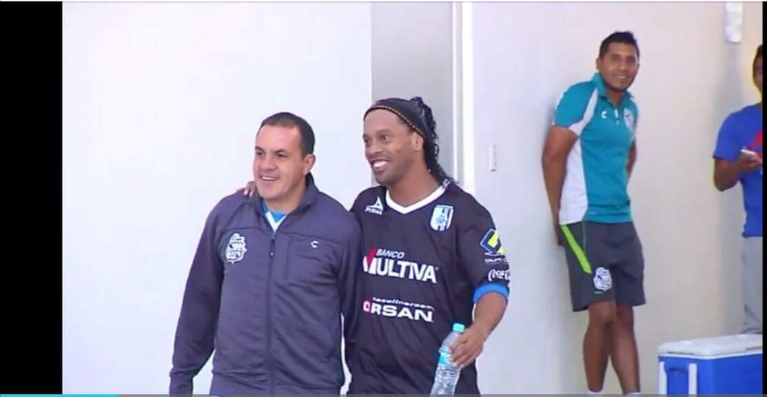 Ronaldinho jugará partido amistoso contra Cuauhtémoc Blanco y sus amigos