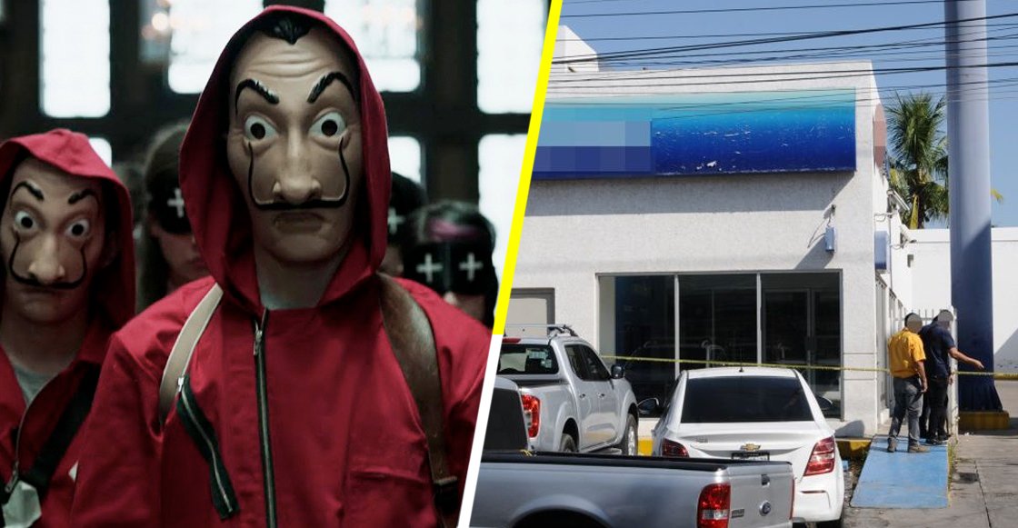 Como en 'La Casa de Papel': Hacen boquete y se llevan 2.5 millones de pesos de un banco en Sinaloa