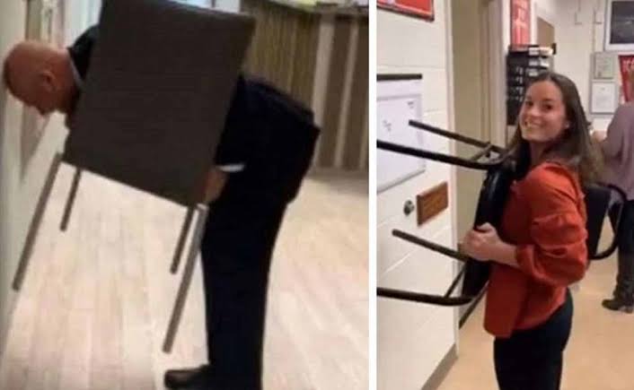  #ChairChallenge el nuevo desafío viral que está poniendo a Internet de cabeza