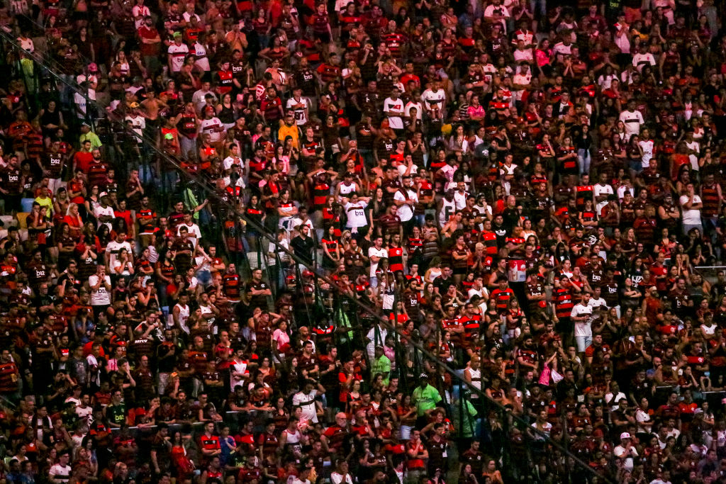 En imágenes y video: Flamengo celebró con miles de aficionados su título de la Copa Libertadores