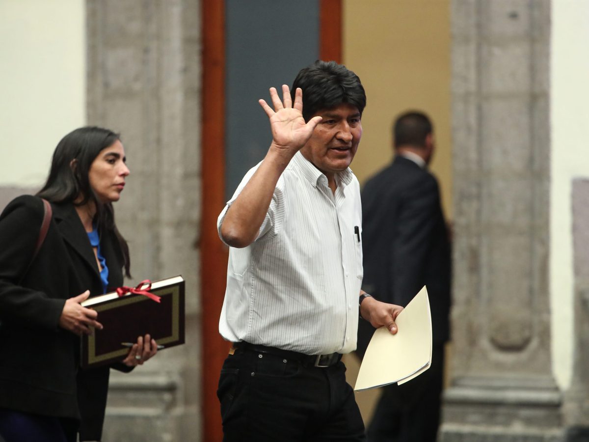 Orden de aprehensión contra Evo Morales