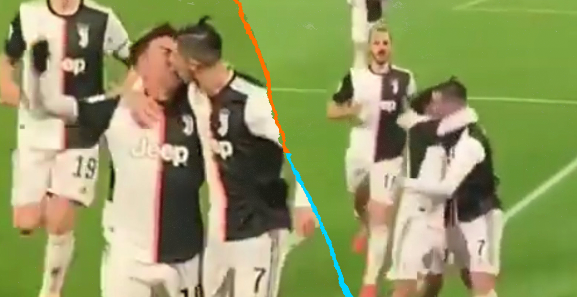 ¡ah Caray El Beso Entre Cristiano Ronaldo Y Dybala Que Se Hizo Viral 0359