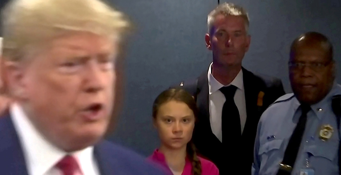 Greta-thunberg-donald-trump-davos