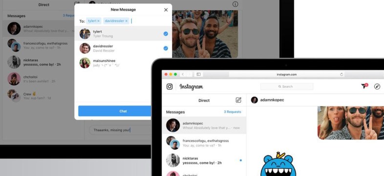 Instagram permitirá enviar mensajes privados