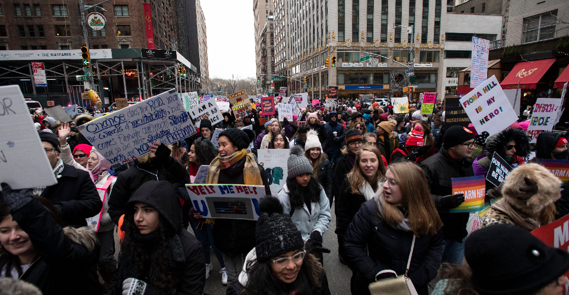 Marcha de las Mujeres en EU exige el fin de la presidencia de Donald Trump