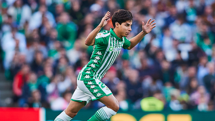 5 meses y contando: Esta fue la última vez que Diego Lainez tuvo minutos en el Betis