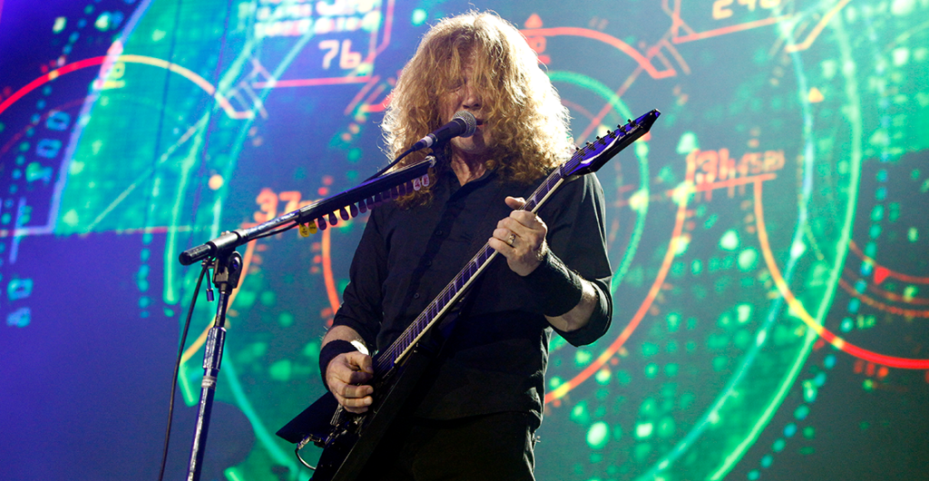 Dave mustaine regaña a guardia de seguridad