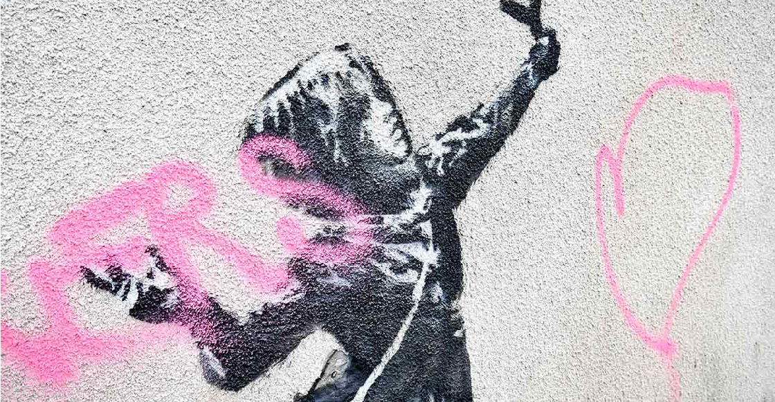 Manchados: La última obra de Bansky en Bristol fue vandalizada